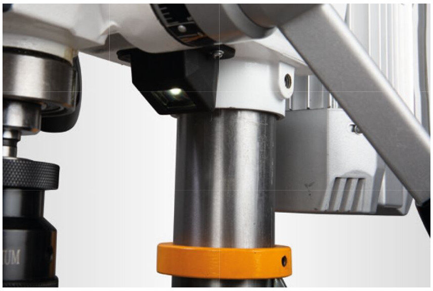 Tischbohrmaschine mit Bohrung bis ø 16 mm MK2 750W 230V mechanisch variable Geschwindigkeiten Optidrill