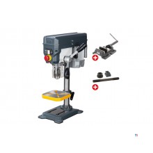 Bænkboremaskine med en diameter på op til 13 mm, B16 350W, 230V, 5 hastigheder, boretvinge og Optidrill spændeboltsæt.