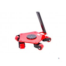 Transportruller 4 t 5 ruller PU 360° manøvredygtig med håndtag MW Tools Transportruller 4 t 5 ruller PU 360° manøvredygtig med håndtag MW Tools