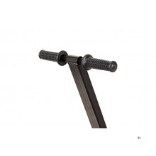 Transportruller 2 til 3 ruller PU 360° manøvredygtig med håndtag MW Tools