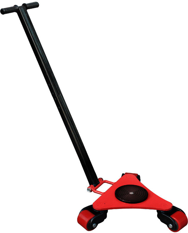 Transportruller 2 til 3 ruller PU 360° manøvredygtig med håndtag MW Tools