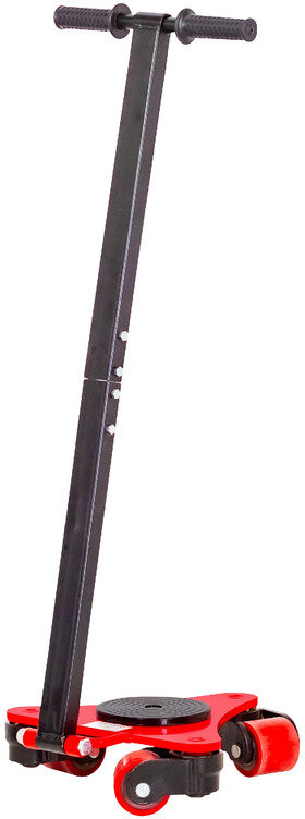 Transportruller 2 til 3 ruller PU 360° manøvredygtig med håndtag MW Tools