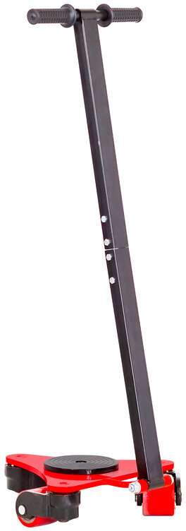 Transportruller 2 til 3 ruller PU 360° manøvredygtig med håndtag MW Tools