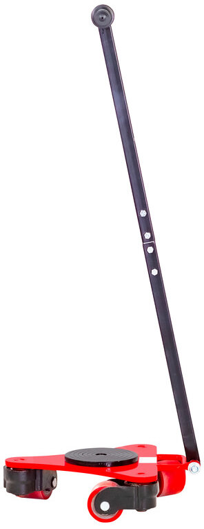 Transportruller 2 til 3 ruller PU 360° manøvredygtig med håndtag MW Tools