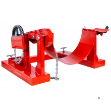 Gaffeltrucktromler med fatgriper og tipper 220L 364kg MW Verktøy