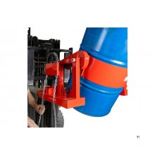 Gaffeltrucktromler med fatgriper og tipper 220L 364kg MW Verktøy