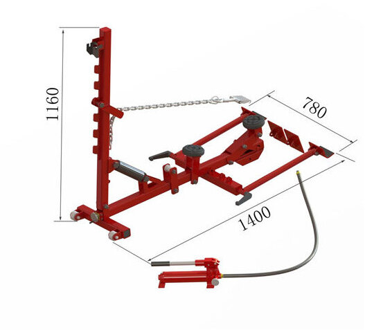 Hydraulisk rettebænk 5T MW Tools