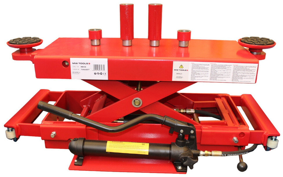 Mobiler Wagenheber 2T manuell für 4-Säulen-Brücke MW Tools