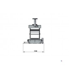 Mobiler Wagenheber 2T manuell für 4-Säulen-Brücke MW Tools