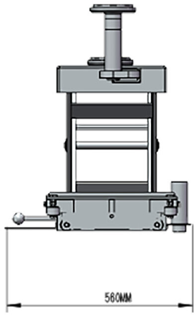 Mobiler Wagenheber 2T manuell für 4-Säulen-Brücke MW Tools
