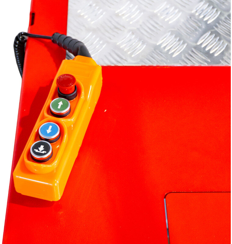 Elektromotor-Scherenhebebühne 1000kg 2250x800mm MW Tools