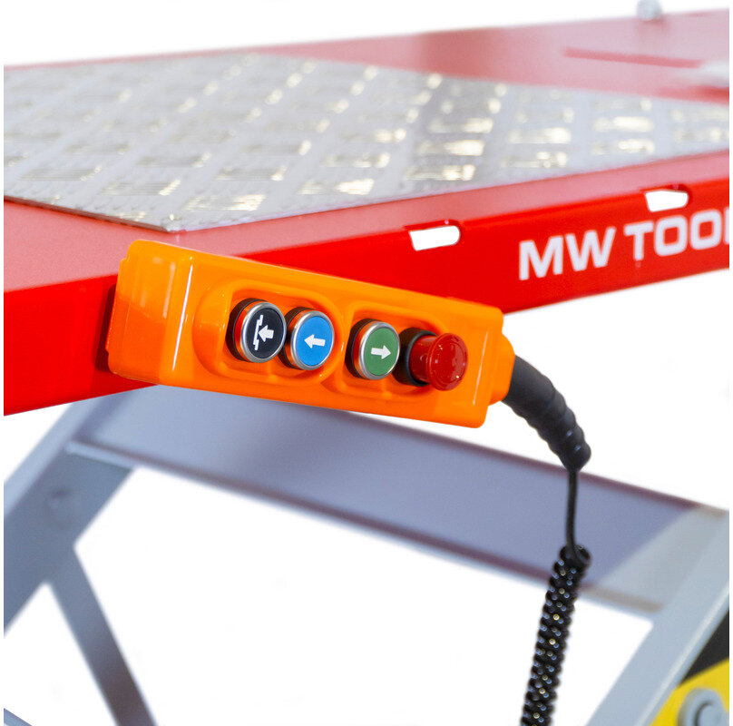 Elektromotor-Scherenhebebühne 1000kg 2250x800mm MW Tools