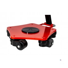 Transportruller 5 t 5 nylonruller 360° manøvredygtige med håndtag MW Tools