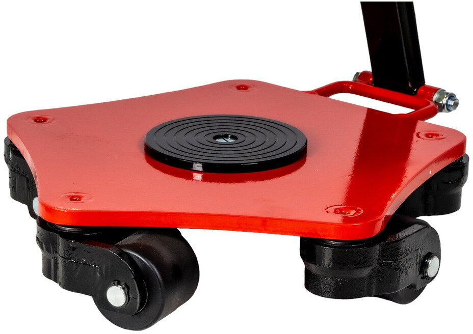 Transportruller 5 t 5 nylonruller 360° manøvredygtige med håndtag MW Tools