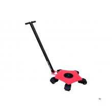 Transportruller 5 t 5 nylonruller 360° manøvredygtige med håndtag MW Tools