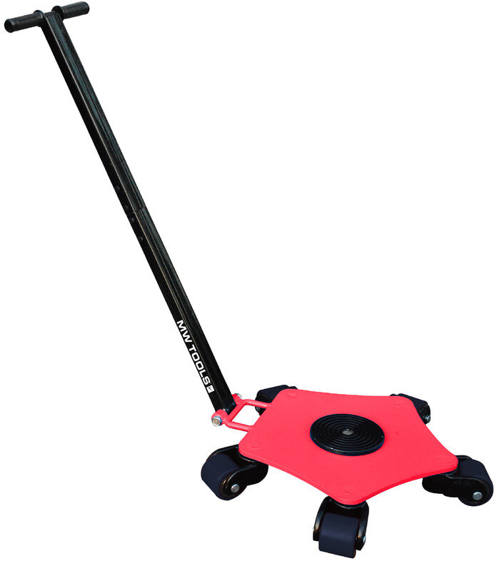 Transportruller 5 t 5 nylonruller 360° manøvredygtige med håndtag MW Tools