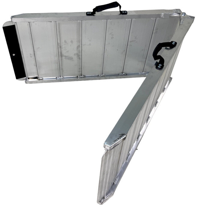 Alu Rampe 400kg 2130 x 500mm klappbar Nutzbreite 450mm MW Tools