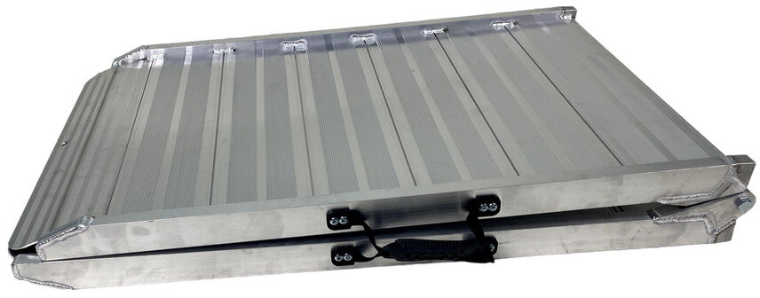 Alu Rampe 400kg 2130 x 500mm klappbar Nutzbreite 450mm MW Tools