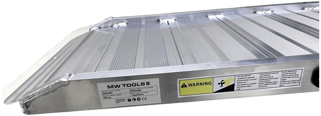 Alu Rampe 400kg 2130 x 500mm klappbar Nutzbreite 450mm MW Tools