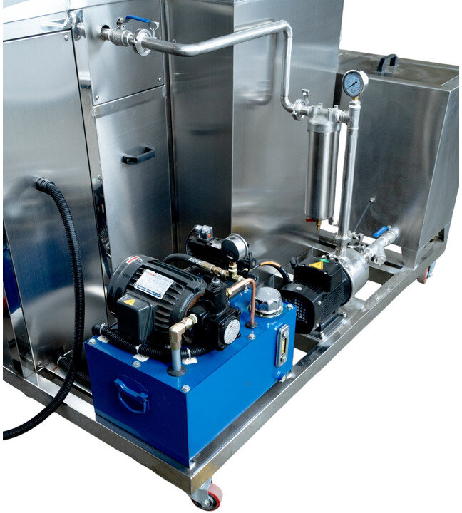 Ultralydrenser 360 l løft og filtrer industriell 24/7 drift 40 kHz MW Verktøy