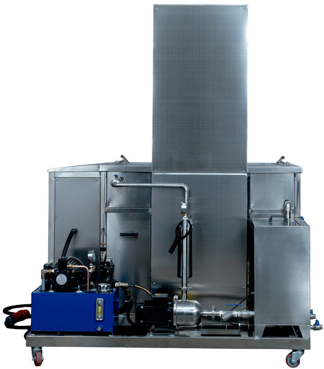 Ultralydrenser 360 l løft og filtrer industriell 24/7 drift 40 kHz MW Verktøy