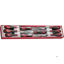 TTX skrutrekkersett med 6-kantede piper 5-13 mm 9 deler Teng Tools