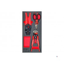 MW Tools 3-piece foam tray electrical tool set
