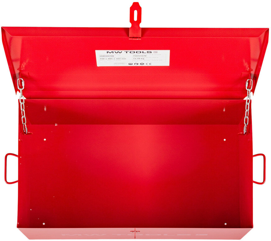 Metalkonstruktionskuffert 670 mm MW-værktøj