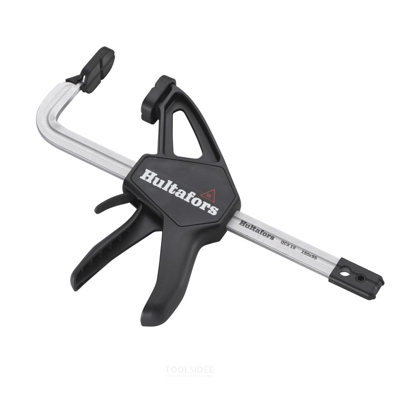Hultafors QCX 15 Limklemme sort - med hurtigudløser