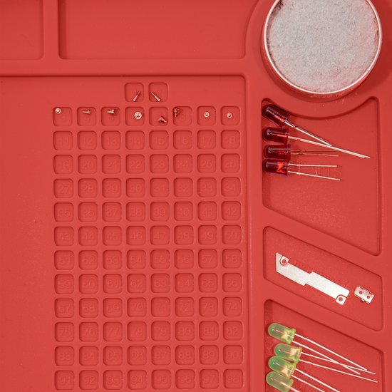 Weller måtte, stort loddearbejde, 21,6x13,8 tommer