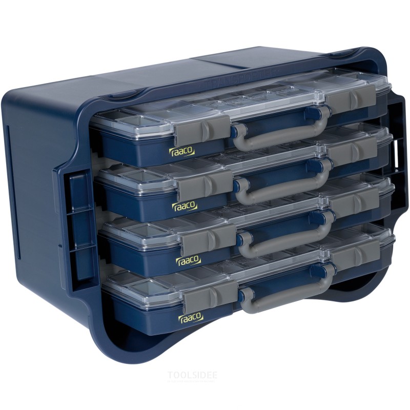 Raaco-lajitelmalaatikko CarryLite 55 5x10 50 laatikkoa