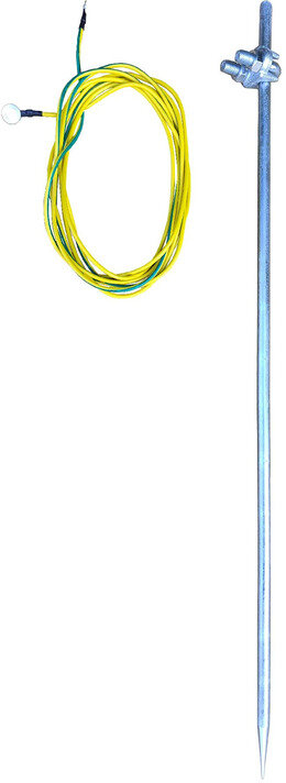 Jordingsstang i stål 75 cm + 4 m kabel 4 mm² MW Tools