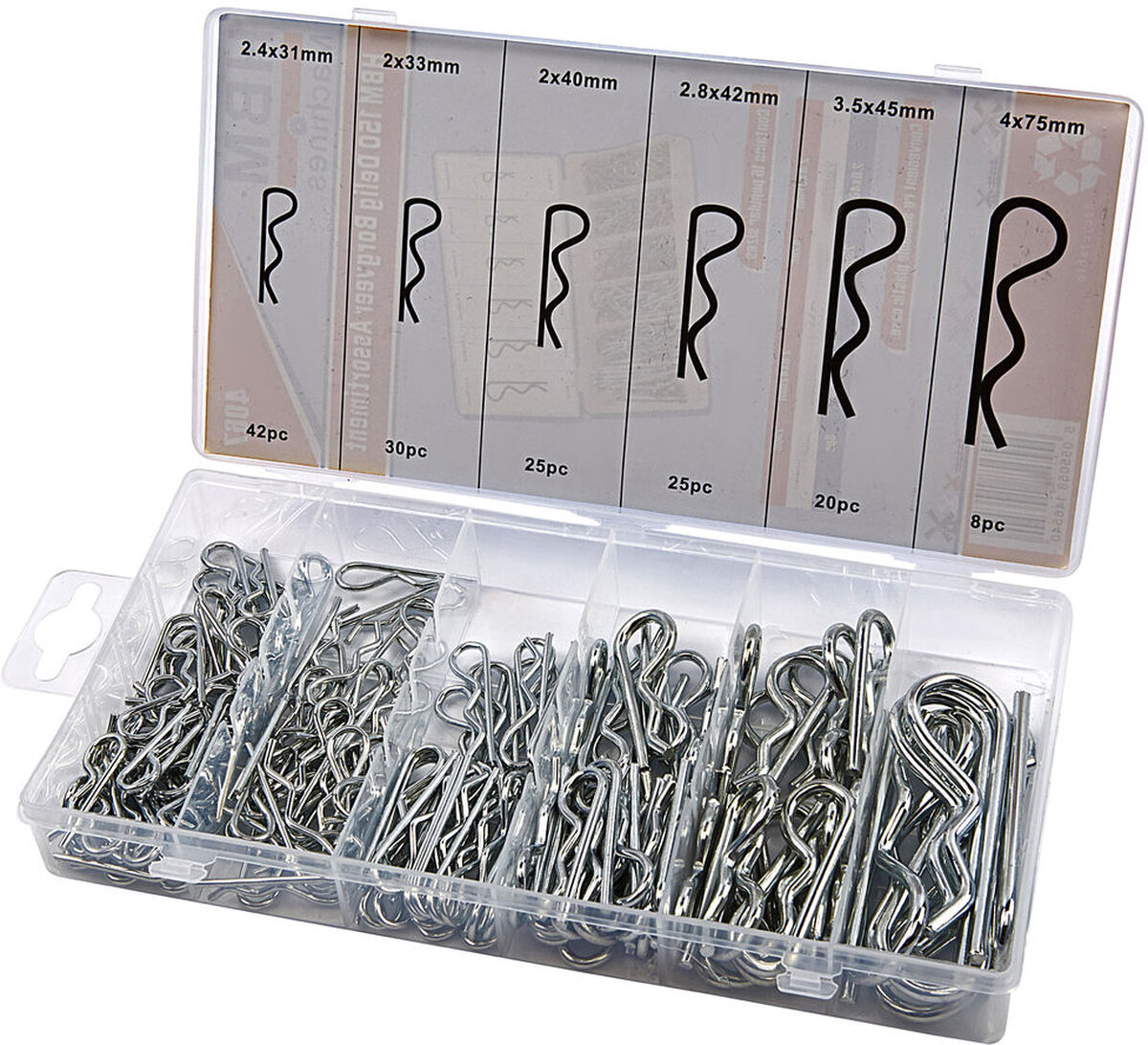  HBM 150-osainen lukkorengasvalikoima