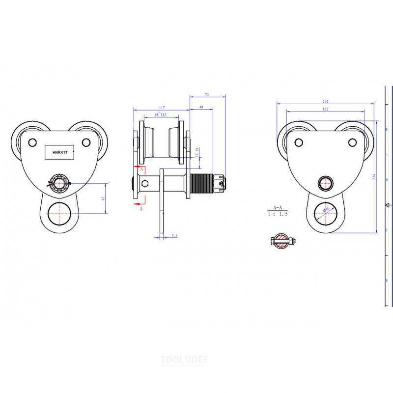 Wagen 1T MW Tools Wagen 1T MW Tools