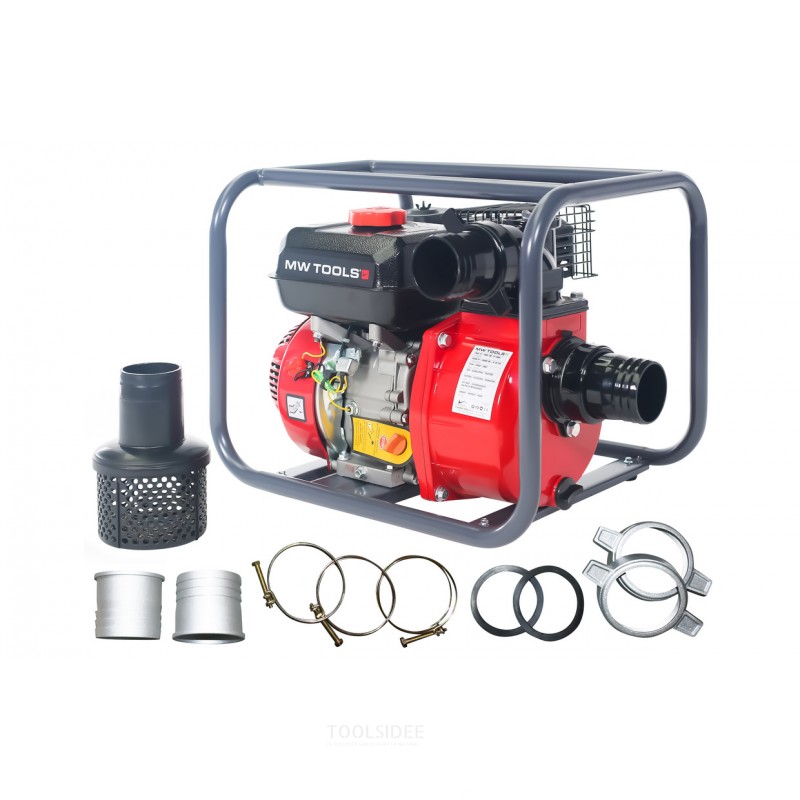 Vandpumpe 3" - 48.000 L/t - 7 hk benzin MW Værktøj