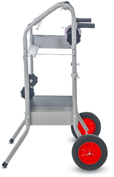 Maskeerpapier trolley voor 2 rollen MW Tools