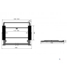 Mobil mekanisk bilheis 1,5T 550mm MW Tools