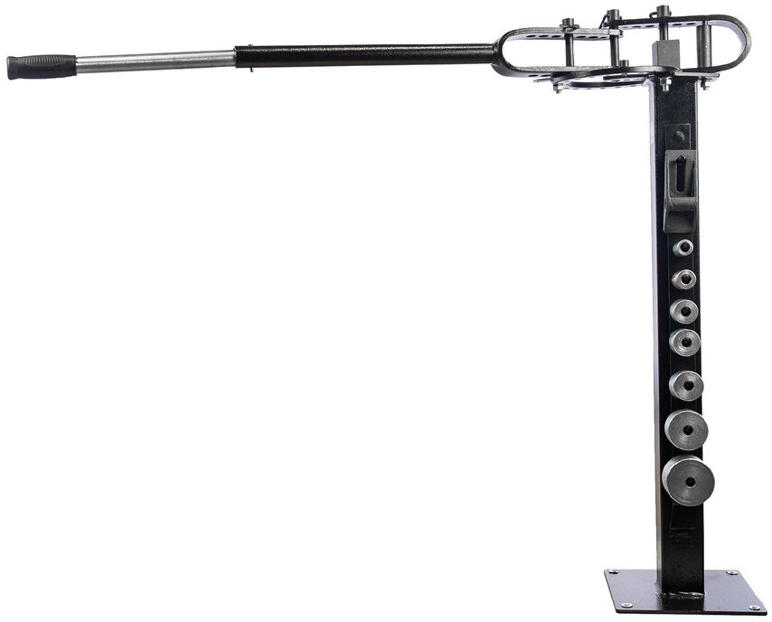 Bukkemaskine til flade og runde konstruktioner op til 180° inklusive 8 bukkevalser og base MW Tools