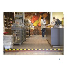 Schwarz/gelbes Signalband MW Tools