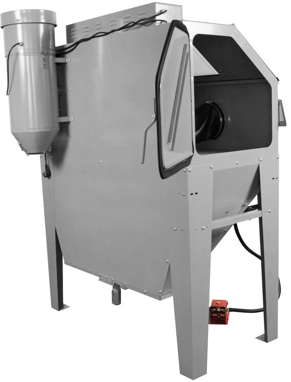 PACK blästerskåp 420 L med 25 kg glaspärlor och 25 kg brun korund MW Tools