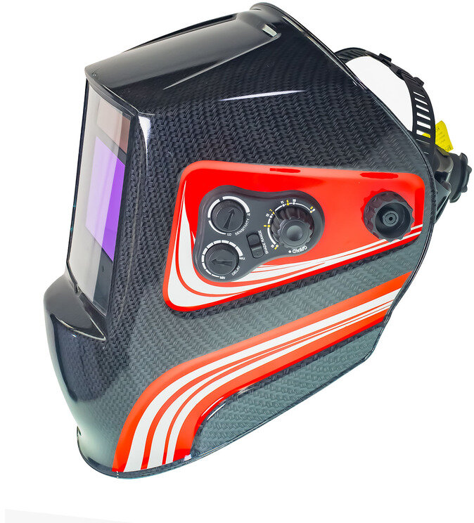 Automatisk professionel svejsehjelm - Stort visningsvindue 100 x 67 mm MW Tools