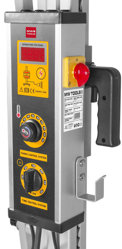 Mobiler Infrarot-Lacktrockner 2000W 2 Strahlen MW Tools