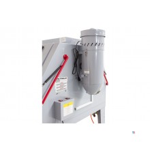 Cabina di sabbiatura PACK con 100 kg di graniglia al corindone MW Tools