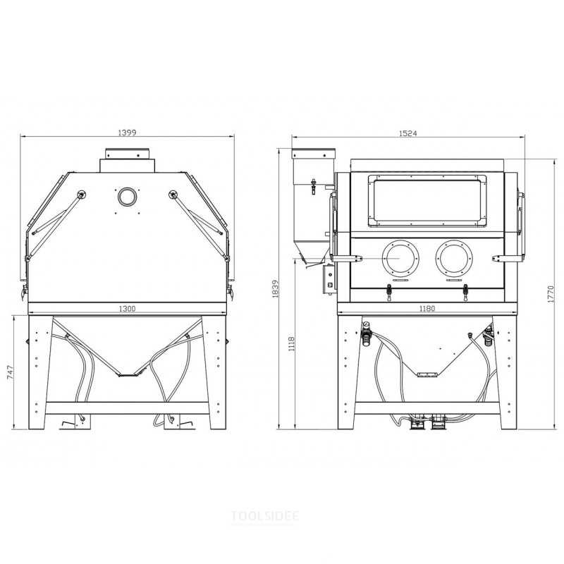 PAKKAUSRAIVAUSKAAPPI 100 kg korundiraivoilla MW Tools