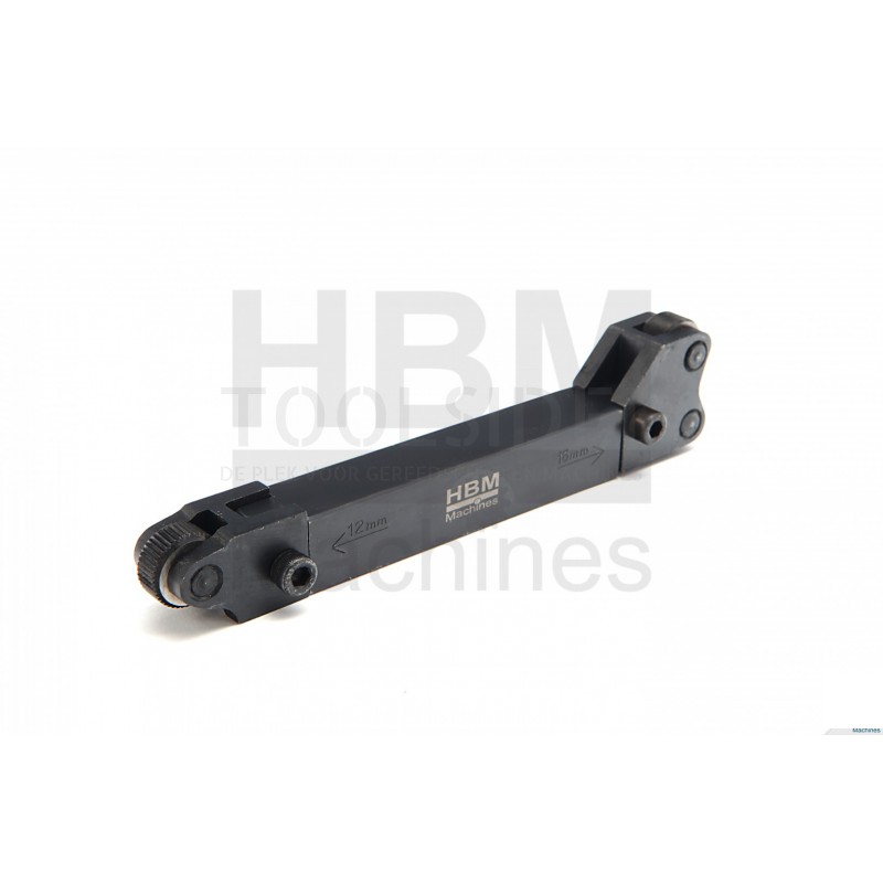 HBM knurling device with 3 heads