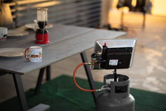 Rothenberger Gas-Heizstrahler Eco, Piezo-Zündung