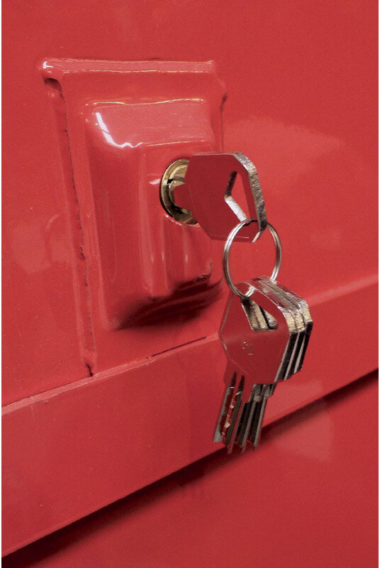 Metalopbevaringskasse 445 l MW Tools