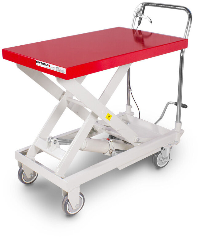 Hydraulic scissor lift table on wheels 500 kg MW Tools