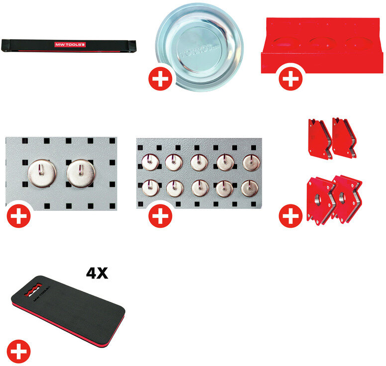 Stor magnetisk tilbehørspakke MW Tools Stor magnetisk tilbehørspakke MW Tools