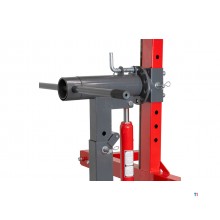Kantelbrug carrosserie 360° 2 t mobiel wielen 200 mm MW Tools